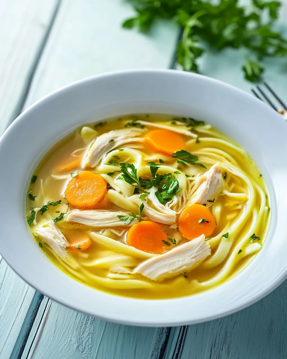 Homemade Chicken Noodle Soup