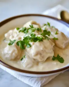 Homemade Chicken and Drop Dumplings