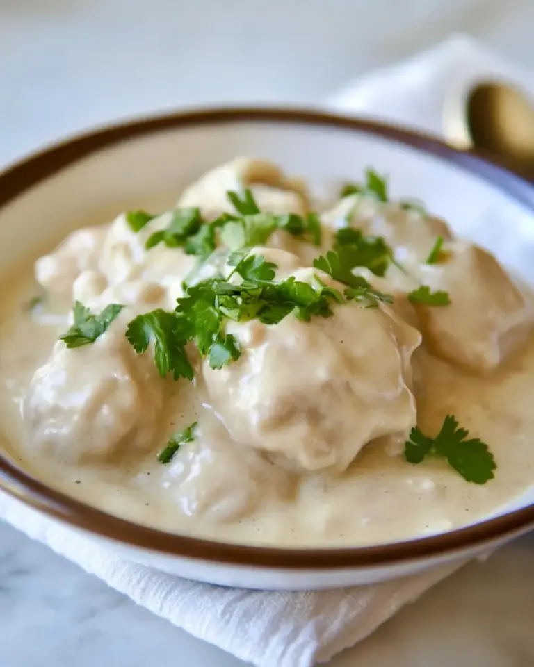 Homemade Chicken and Drop Dumplings