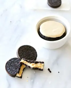 Homemade Cookie Dough Oreos