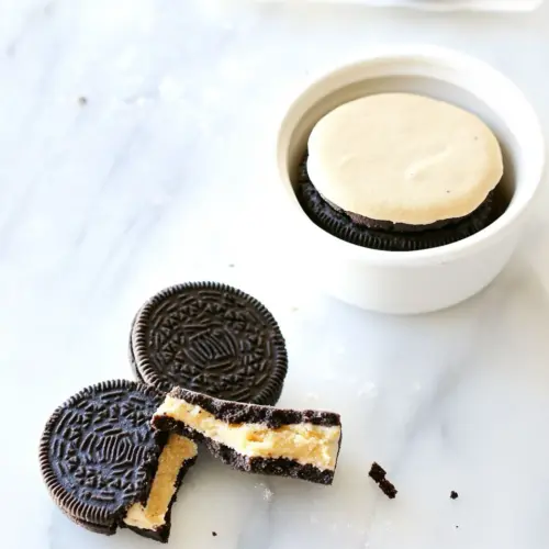 Homemade Cookie Dough Oreos