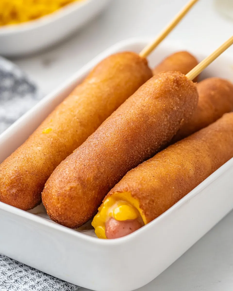 Homemade Corn Dogs Recipe
