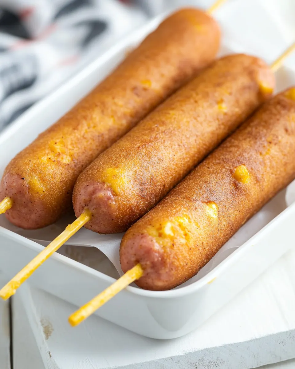 Homemade Corn Dogs Recipe