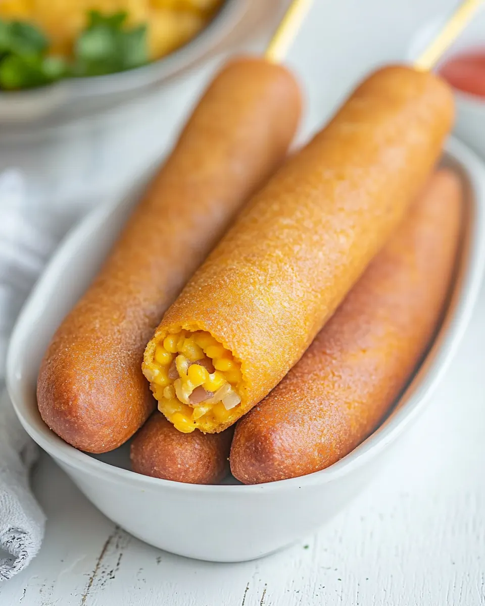 Homemade Corn Dogs Recipe
