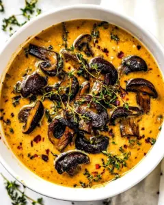 Homemade Cream of Mushroom Soup
