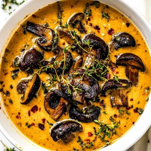 Homemade Cream of Mushroom Soup