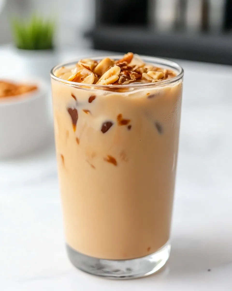 Homemade Dunkin Donuts Butter Pecan Iced Coffee