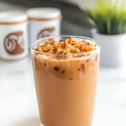 Homemade Dunkin Donuts Butter Pecan Iced Coffee
