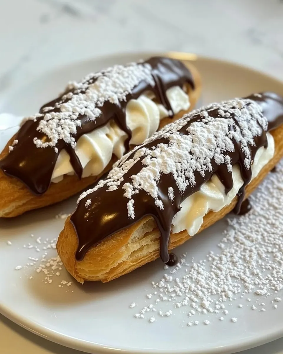 Homemade Eclairs