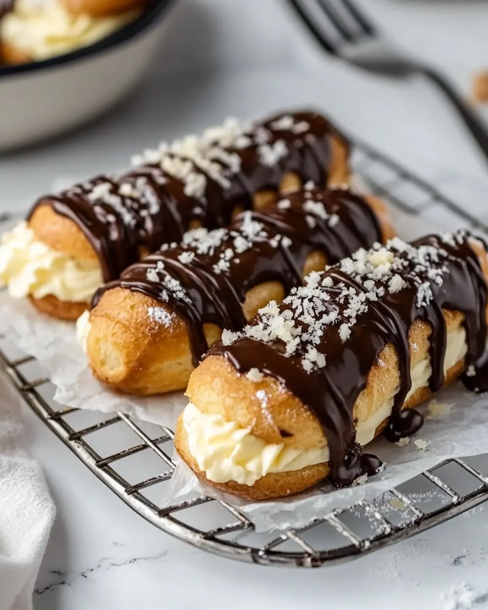 Homemade Eclairs