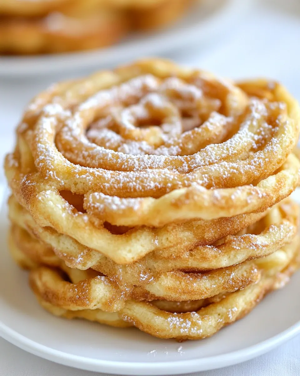 Homemade Funnel Cakes