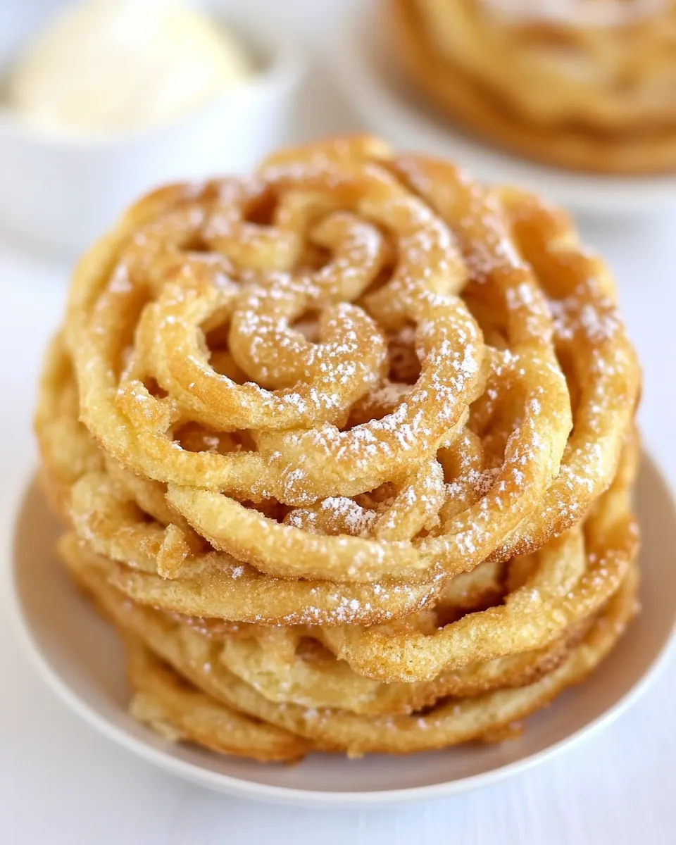 Homemade Funnel Cakes