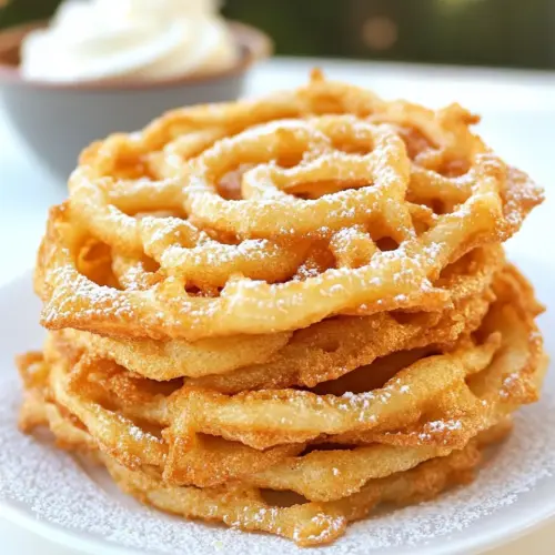 Homemade Funnel Cakes