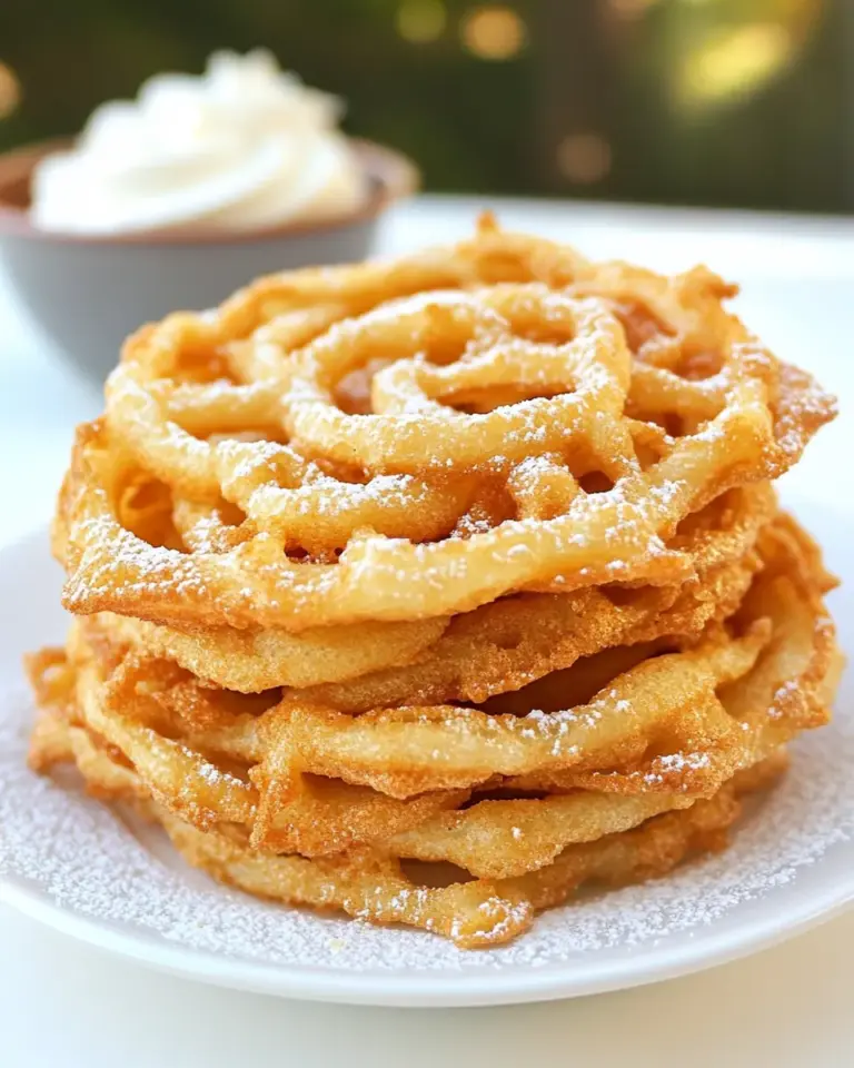 Homemade Funnel Cakes
