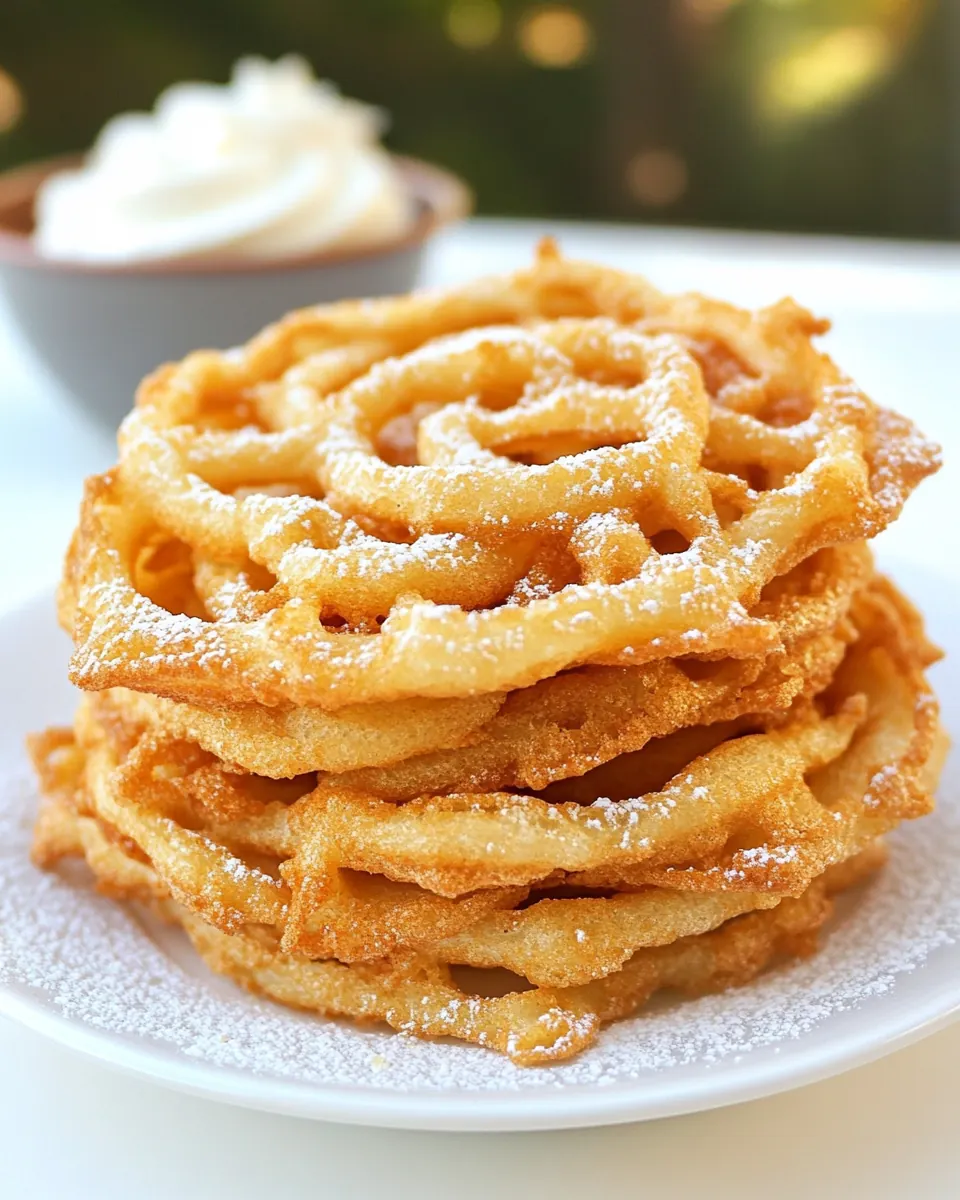 Homemade Funnel Cakes
