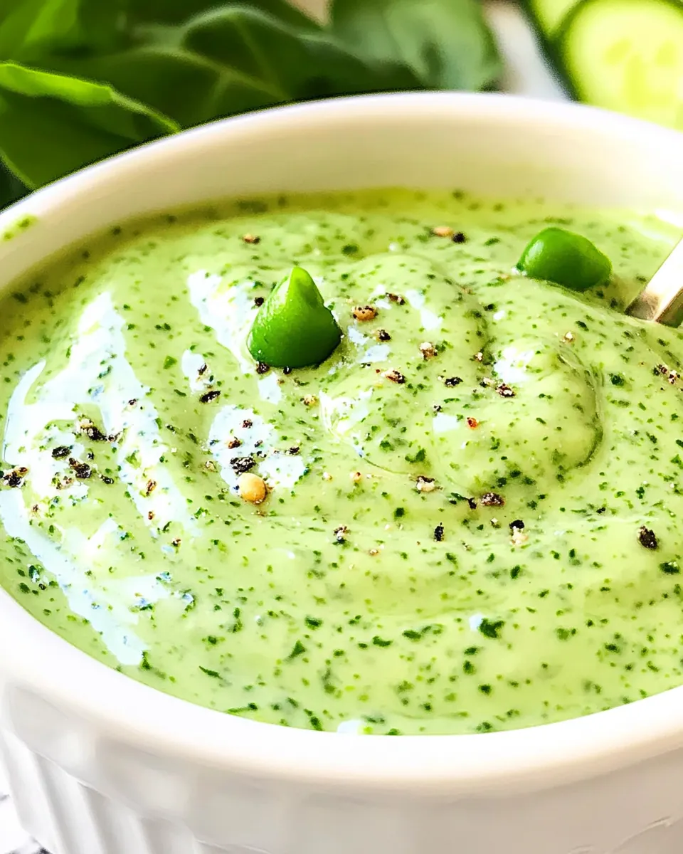 Homemade Green Goddess Dressing