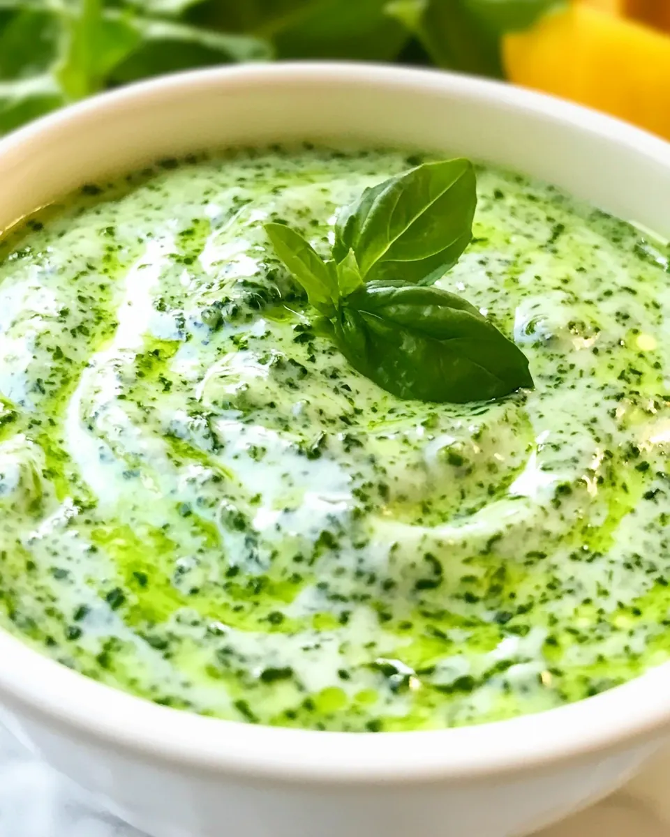 Homemade Green Goddess Dressing