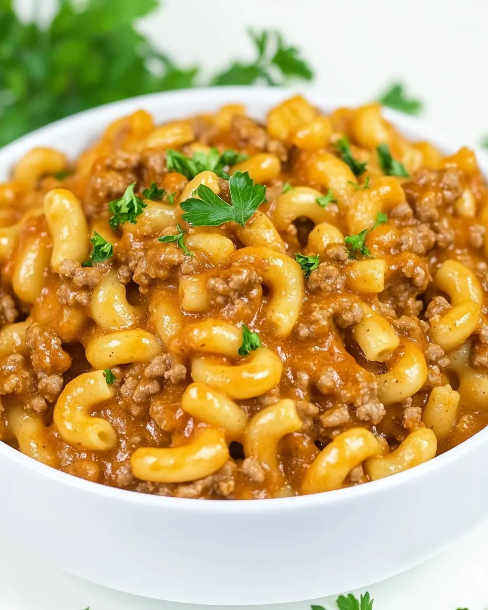 Homemade Hamburger Helper