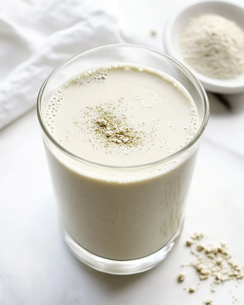 Homemade Hemp Milk