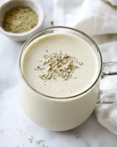 Homemade Hemp Milk