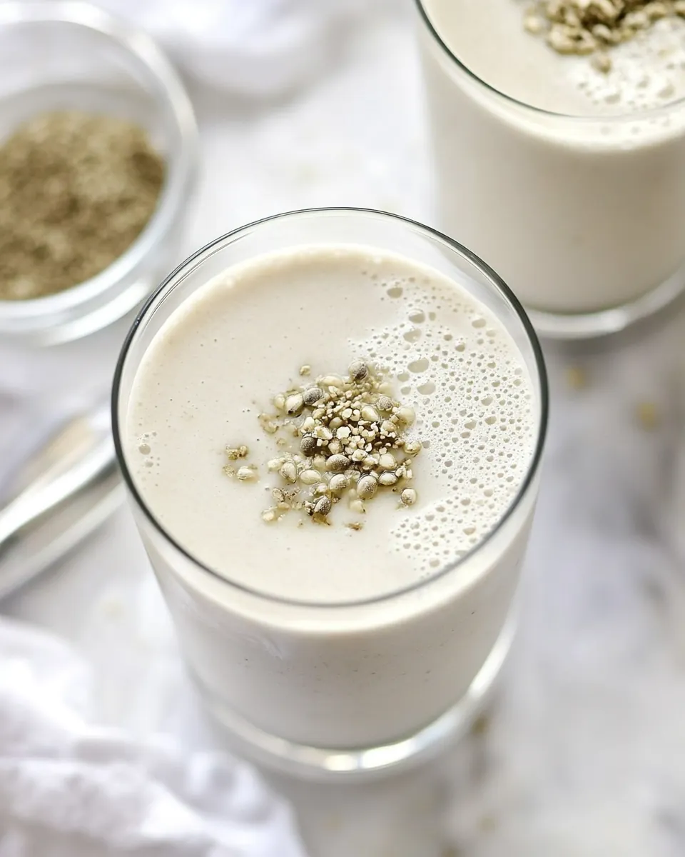 Homemade Hemp Milk