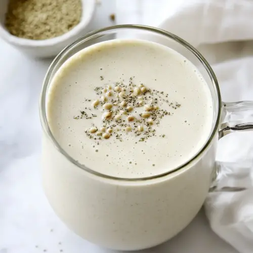 Homemade Hemp Milk