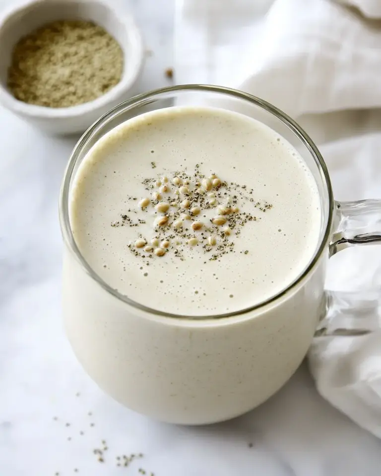 Homemade Hemp Milk