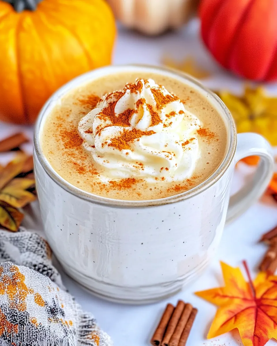Homemade Pumpkin Spice Latte