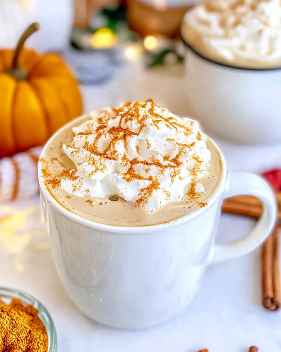 Homemade Pumpkin Spice Latte