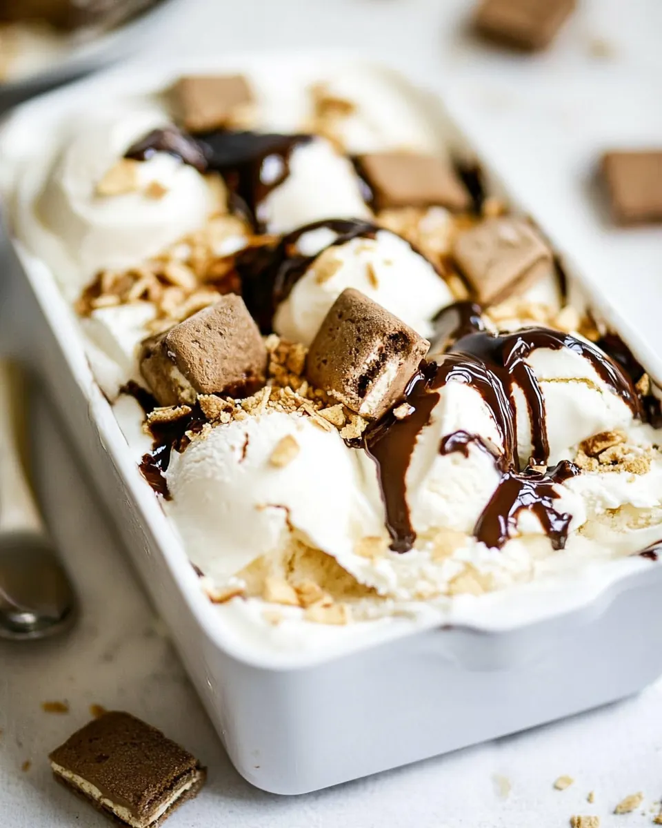 Homemade S'Mores Ice Cream