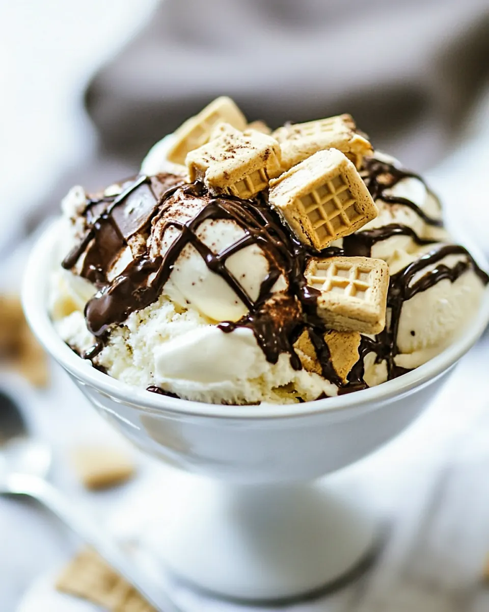 Homemade S'Mores Ice Cream