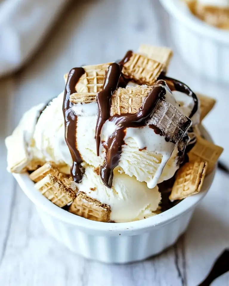 Homemade S'Mores Ice Cream