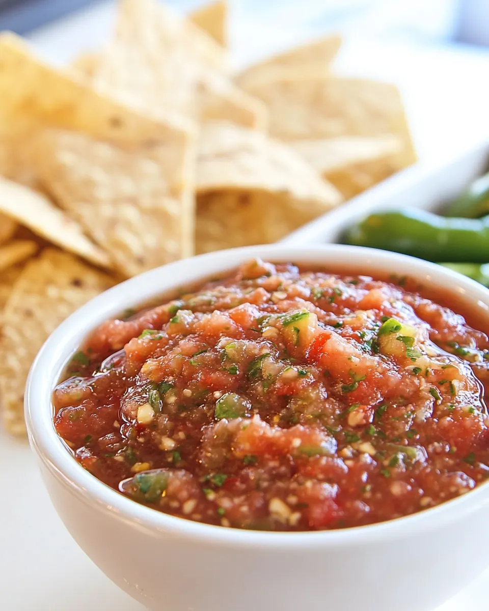 Homemade Salsa Recipe