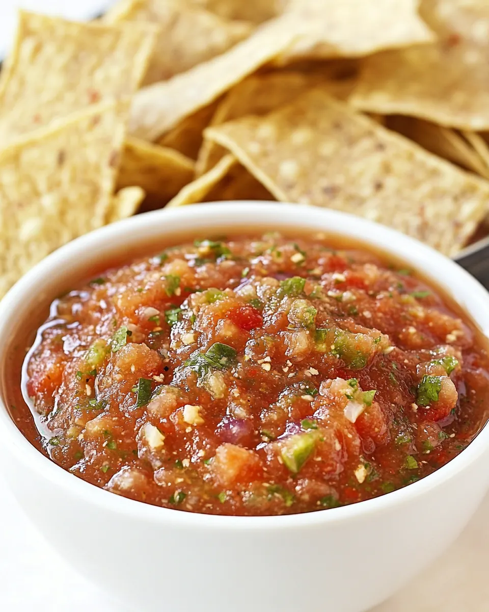 Homemade Salsa Recipe
