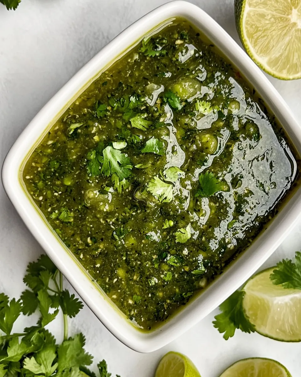 Homemade Salsa Verde