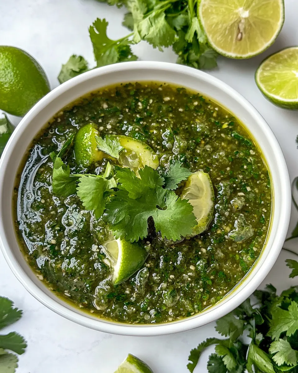 Homemade Salsa Verde