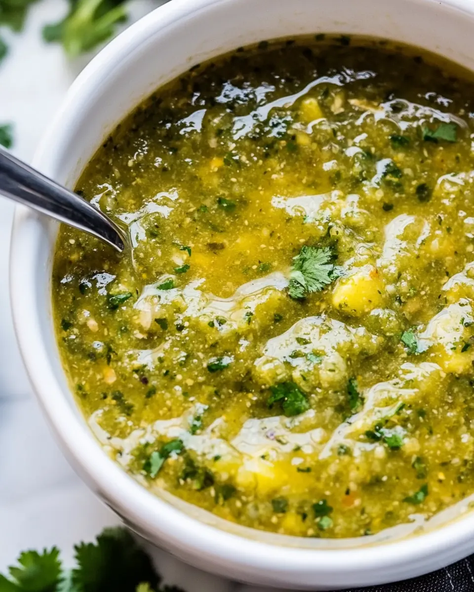 Homemade Salsa Verde