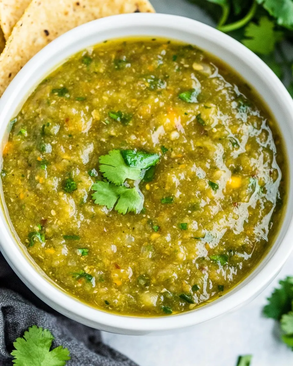 Homemade Salsa Verde