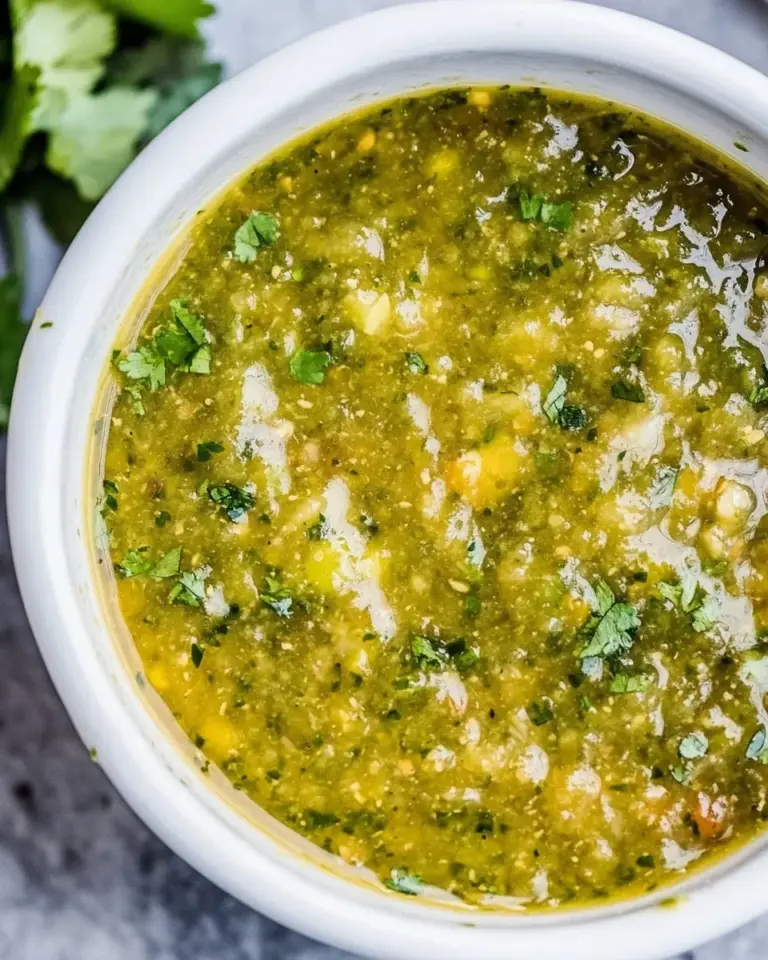 Homemade Salsa Verde