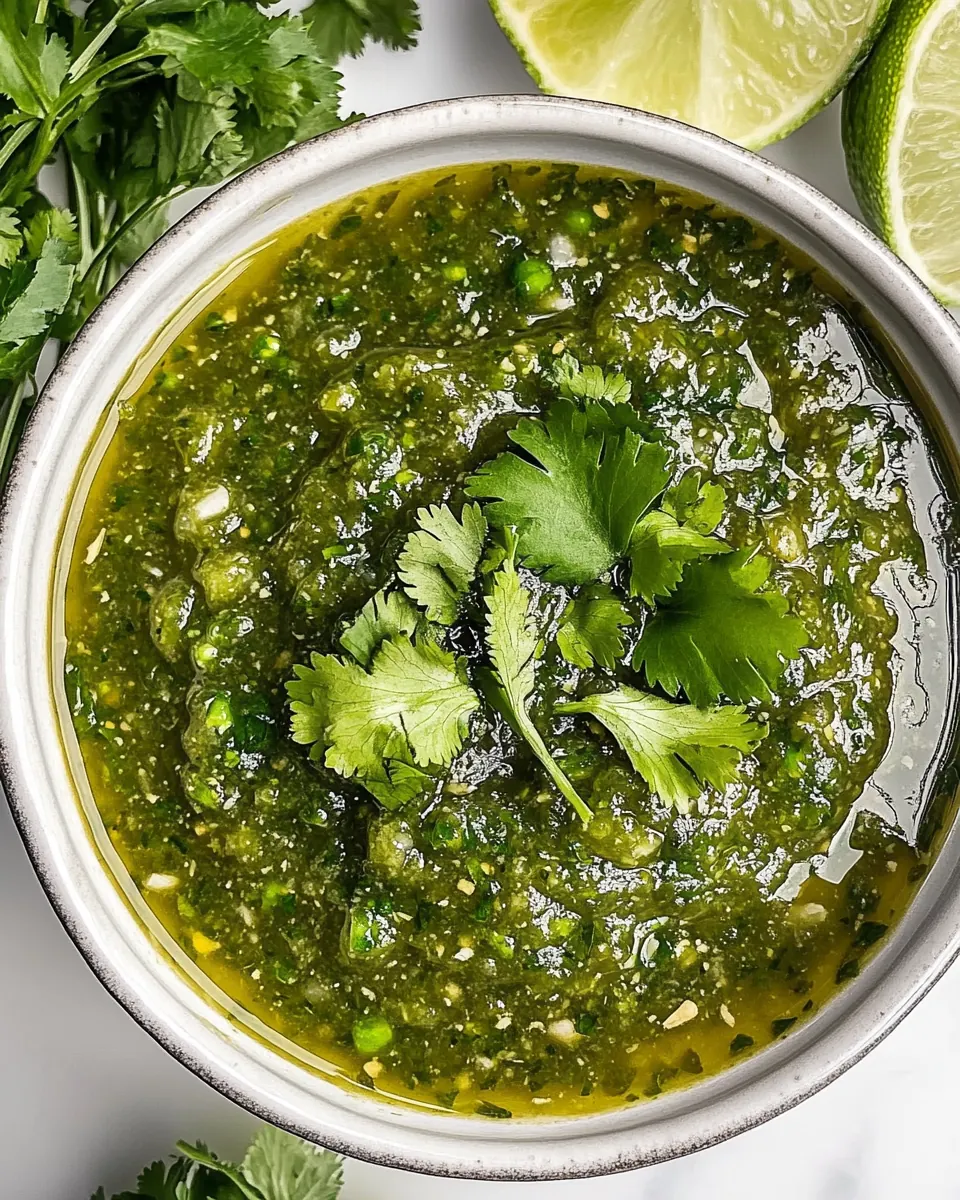 Homemade Salsa Verde