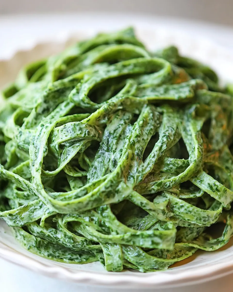 Homemade Spinach Pasta