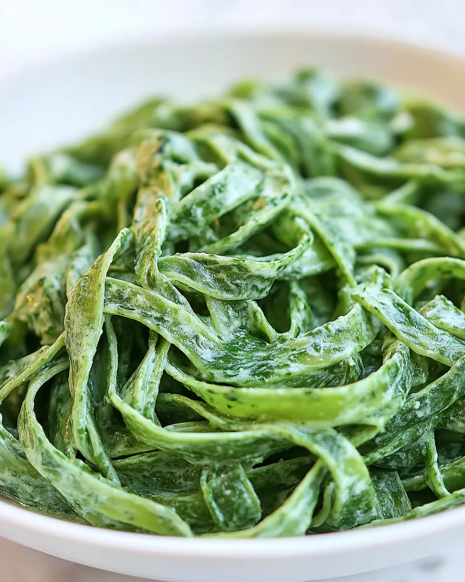 Homemade Spinach Pasta