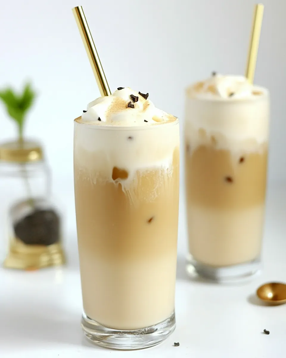 Homemade Starbucks Iced Vanilla Latte Recipe