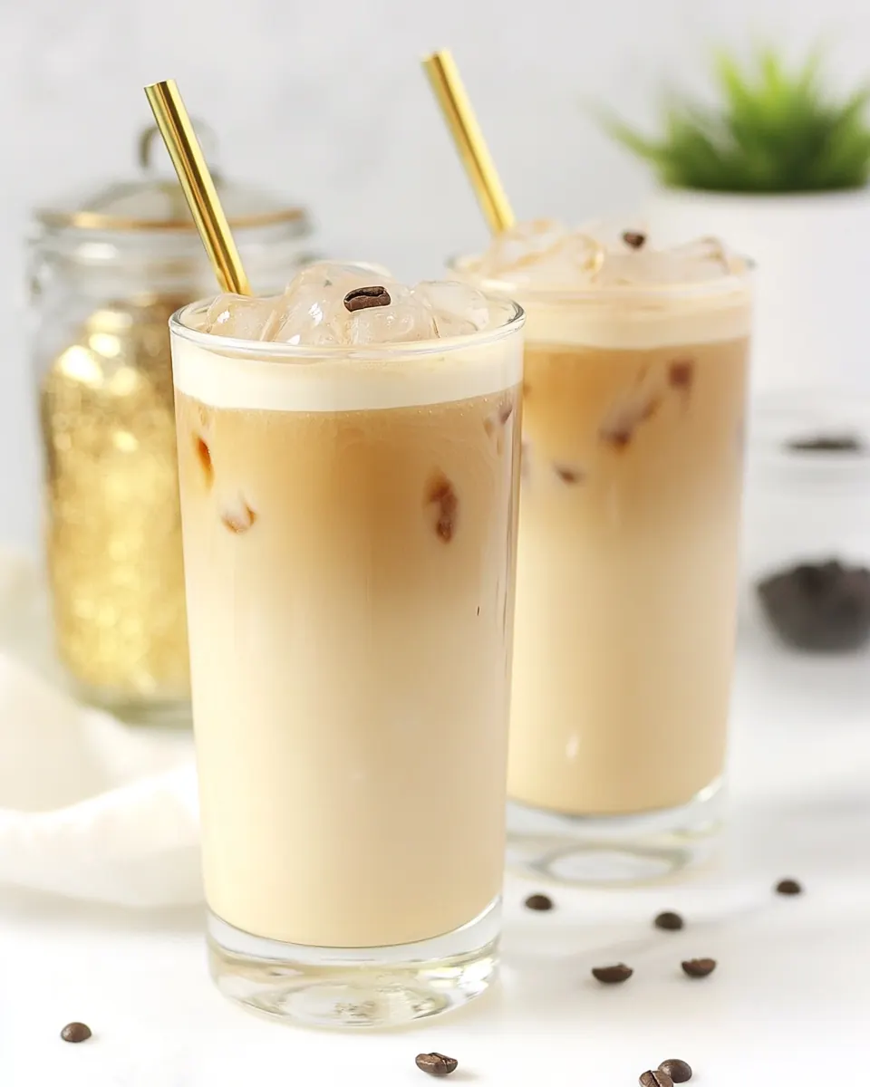 Homemade Starbucks Iced Vanilla Latte Recipe
