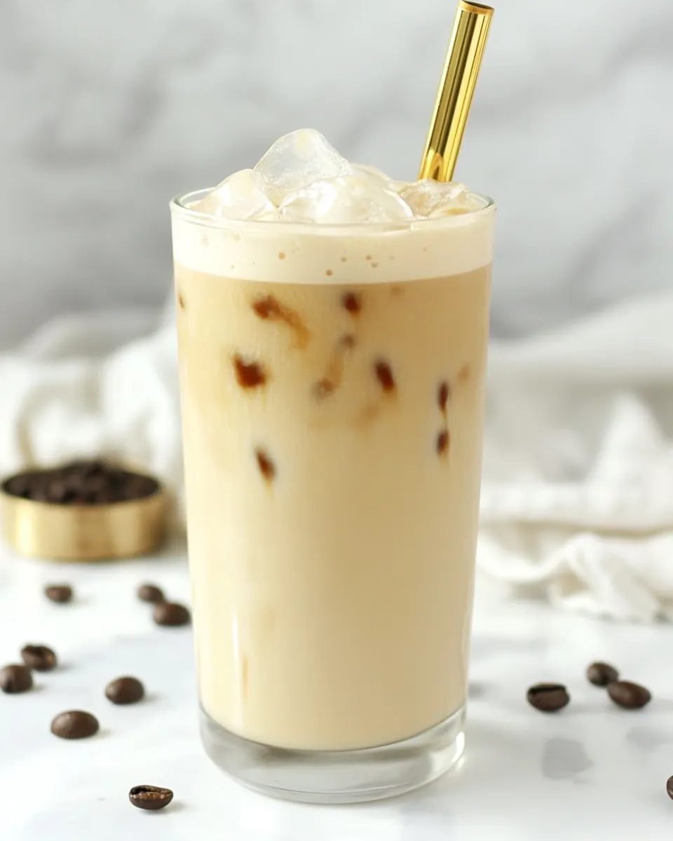 Homemade Starbucks Iced Vanilla Latte Recipe