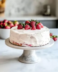 Homemade Strawberry Cake