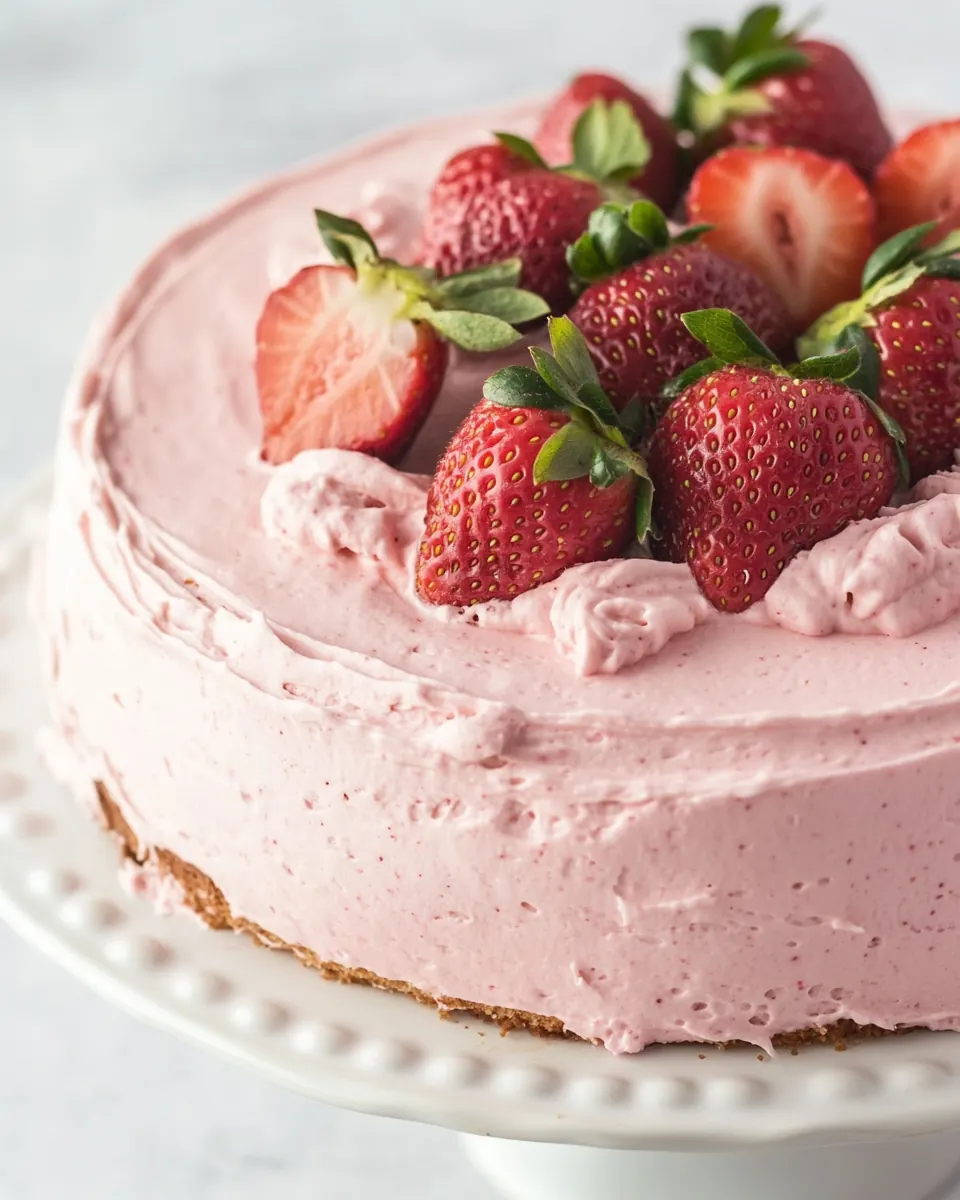 Homemade Strawberry Cake From Scratch