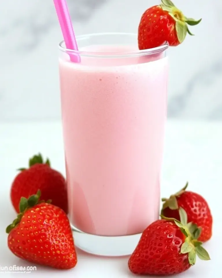 Homemade Strawberry Milk Recipe