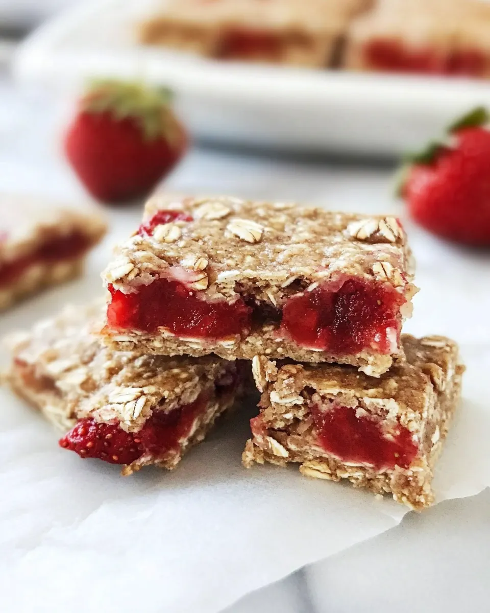 Homemade Strawberry Nutri Grain Bars