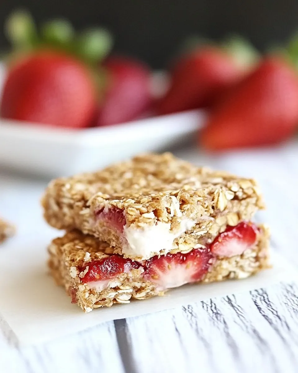 Homemade Strawberry Nutri Grain Bars